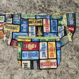 Handmade License Plate Storage Bags Lot Of 2